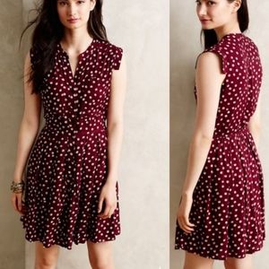 Anthropologie button front shirt dress